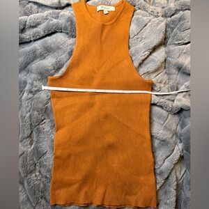Madewell Rust Sleeveless Tank Top